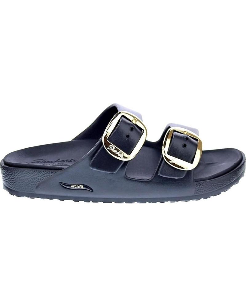 SANDALIAS SKECHERS ARCH FIT CALI BREEZE MUJER NEGRAS BLK