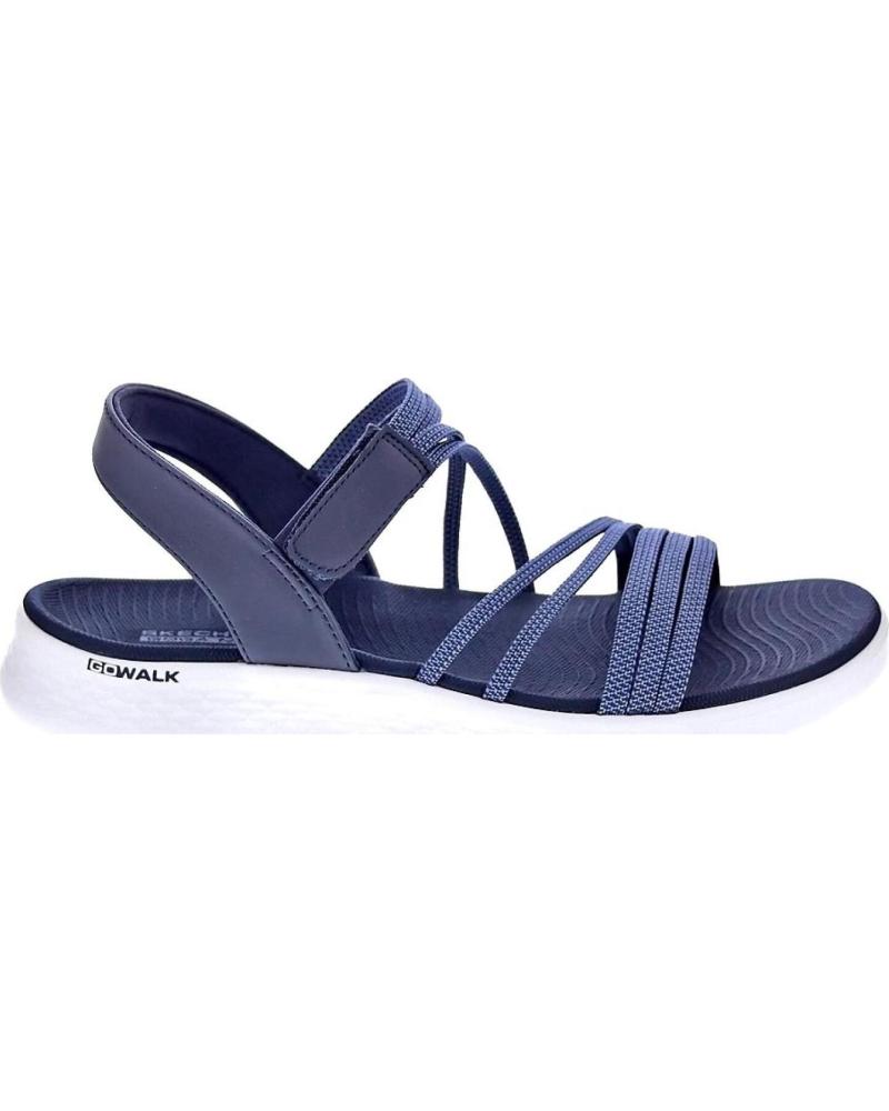 SANDALIAS SKECHERS GO WALK FLEX 141473 MUJER AZUL AZUL