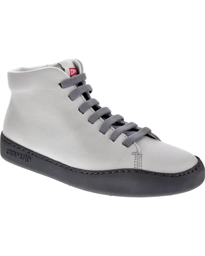 Botines Camper Peu Touring K400422-029 de Piel Gris para Mujer