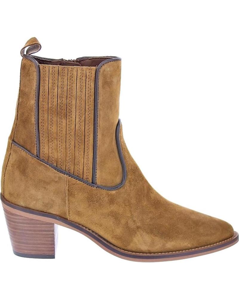 BOTINES DE ANTE ALPE MODELO 52131101 MARRÓN MARRóN