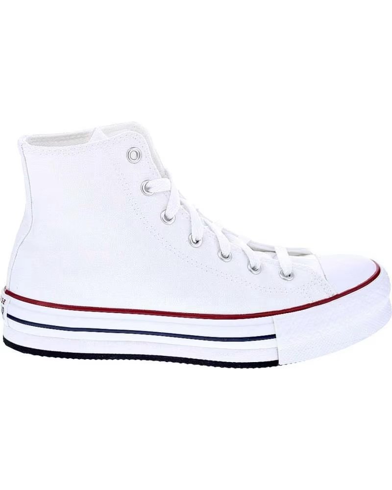 Converse Chuck Taylor All Star Eva Lift Hi Plataforma Blancas Blanco
