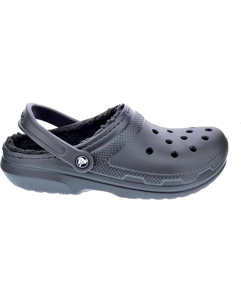 ZUECOS CROCS CLASSIC LINED UNISEX NEGRO NEGRO