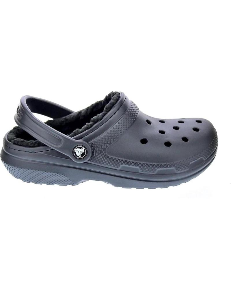 ZUECOS CROCS CLASSIC LINED UNISEX NEGRO NEGRO