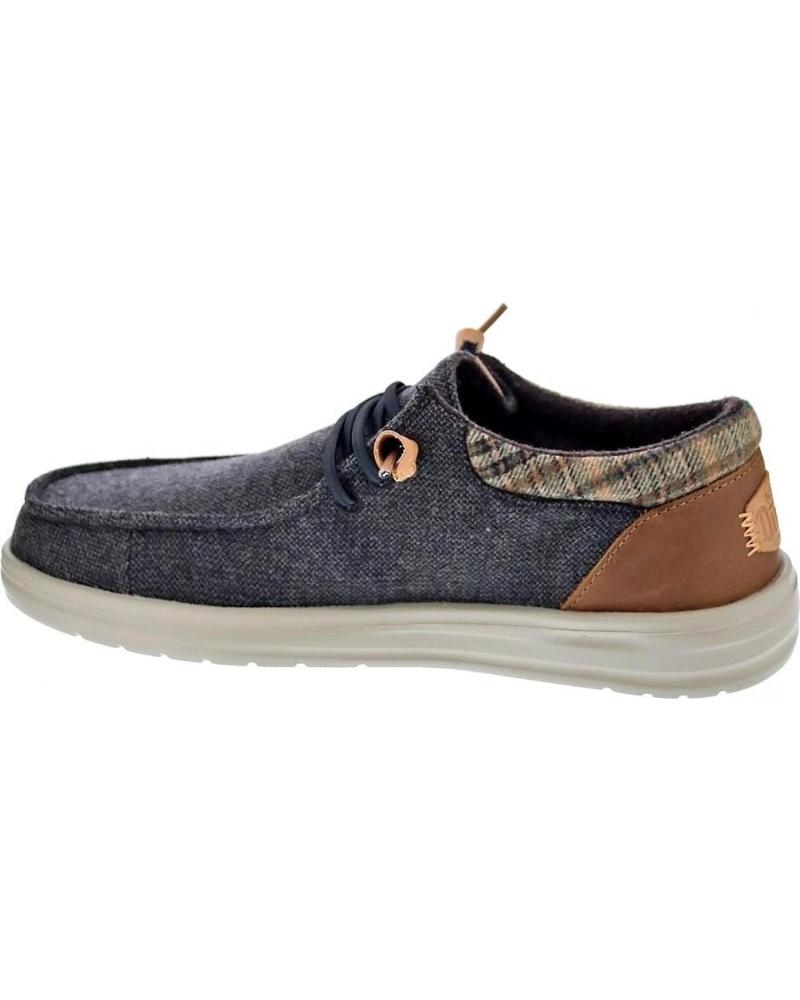 MOCASINES CASUALES DE LANA PARA HOMBRE HEY DUDE WALLY GRIP BROWN