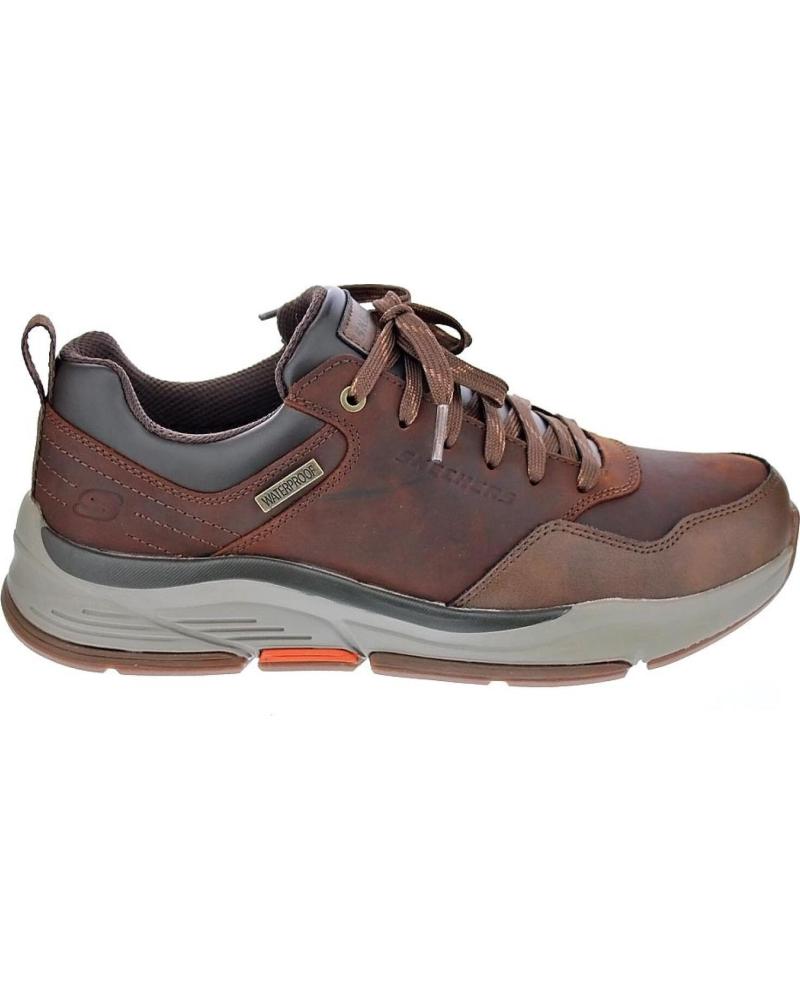 ZAPATILLAS CASUAL SKECHERS STREET HOMBRE MARRÓN CDB