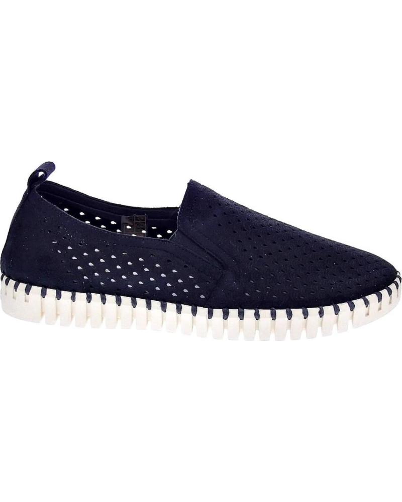 MOCASINES ILSE JACOBSEN TULIP HOMBRE AZUL MARINO NEGRO