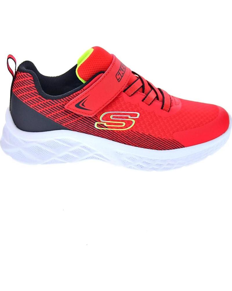 ZAPATILLAS SKECHERS MICROSPEC II PARA NIÑO ROJO