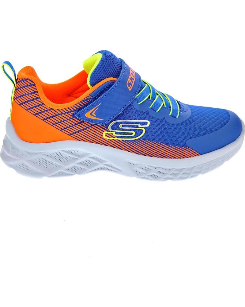 ZAPATILLAS DEPORTIVAS SKECHERS MICROSPEC II ZOVRIX PARA NIÑO BLUE