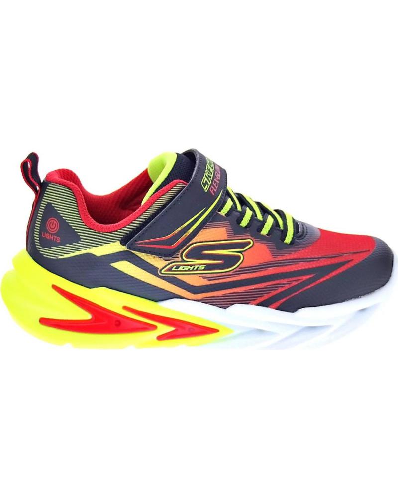 SKECHERS ZAPATILLAS DEPORTIVAS S LIGHTS FLEX PARA NIÑO SKECHERS ROJO