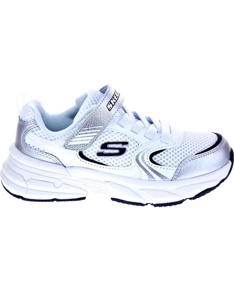 SKECHERS ZAPATILLAS DEPORTIVAS SKECHERS RETRO GRAPH PARA NIÑA, COLOR PLATEADO PLATA