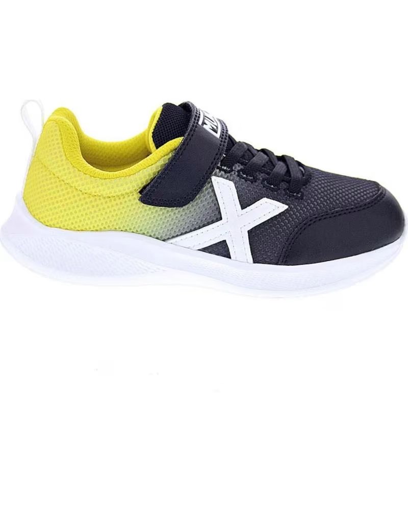 Munich Zapatillas 8935003 Mini Leta 03 con Velcro para Niños Black