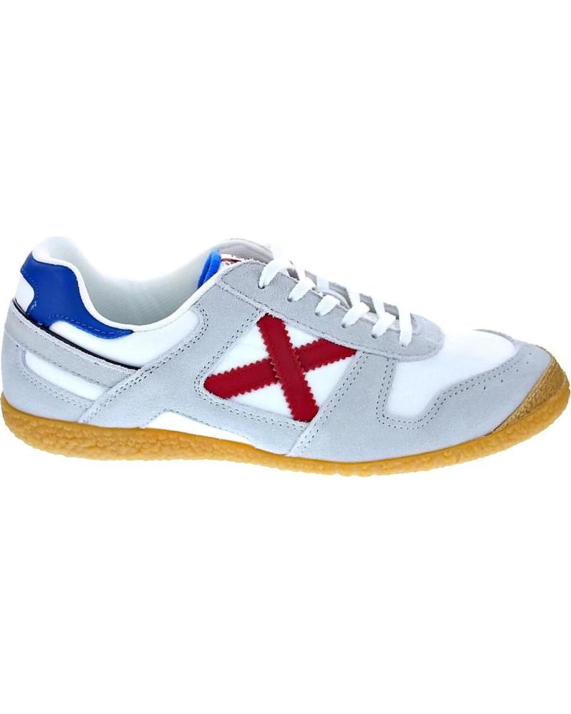 MUNICH ZAPATILLAS MUNICH GOAL 1645 HOMBRE BLANCAS Y ROJAS