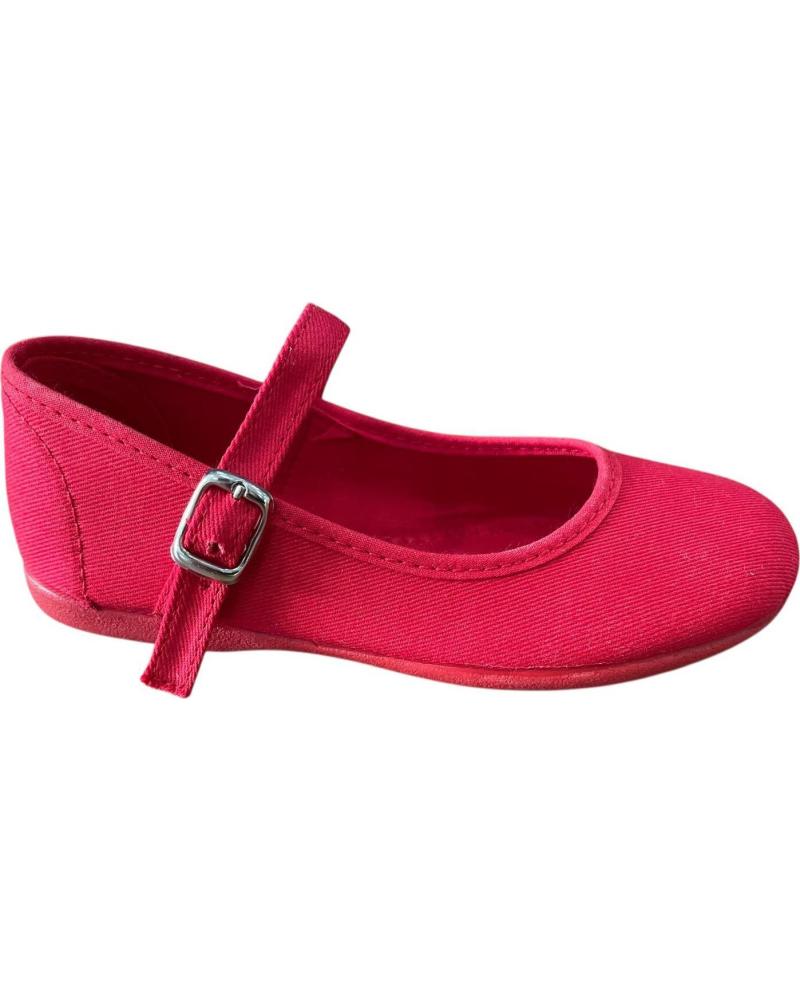 ANDREA RUIZ MERCEDITAS DE LONA MODELO 790 ROJA ROJO