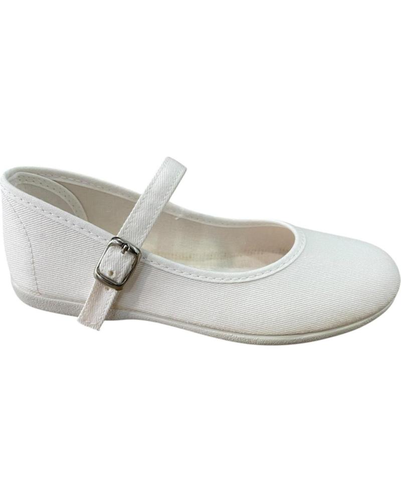 ANDREA RUIZ ANDREA MERCEDITAS DE LONA BLANCO BLANCO