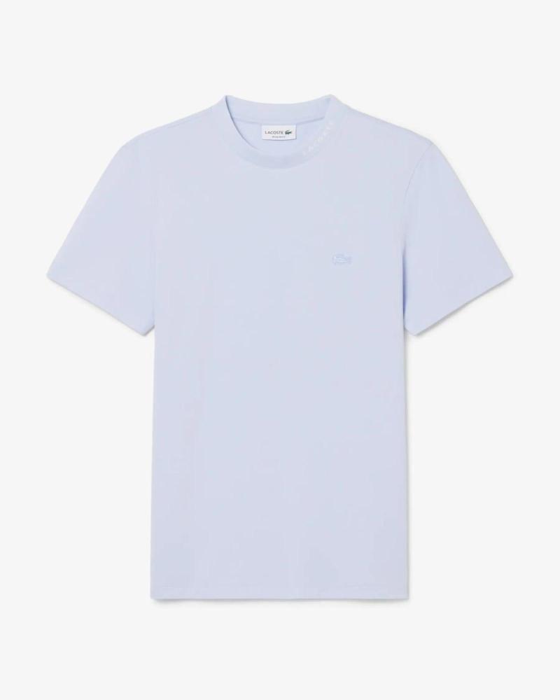 LACOSTE CAMISETA LACOSTE PIQUE JACQUARD TH5060 CELESTE HOMBRE CELESTE