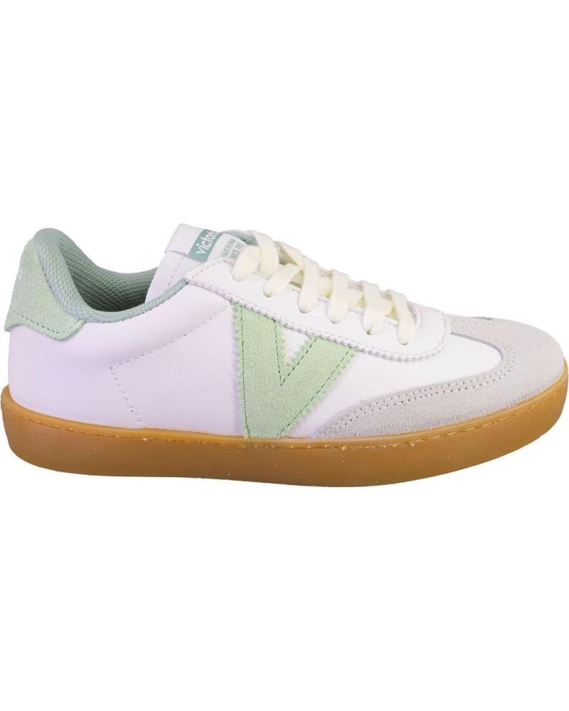 VICTORIA ZAPATILLAS VICTORIA CASUAL MUJER BLANCO Y VERDE 1126206 BLANCO Y VERDE