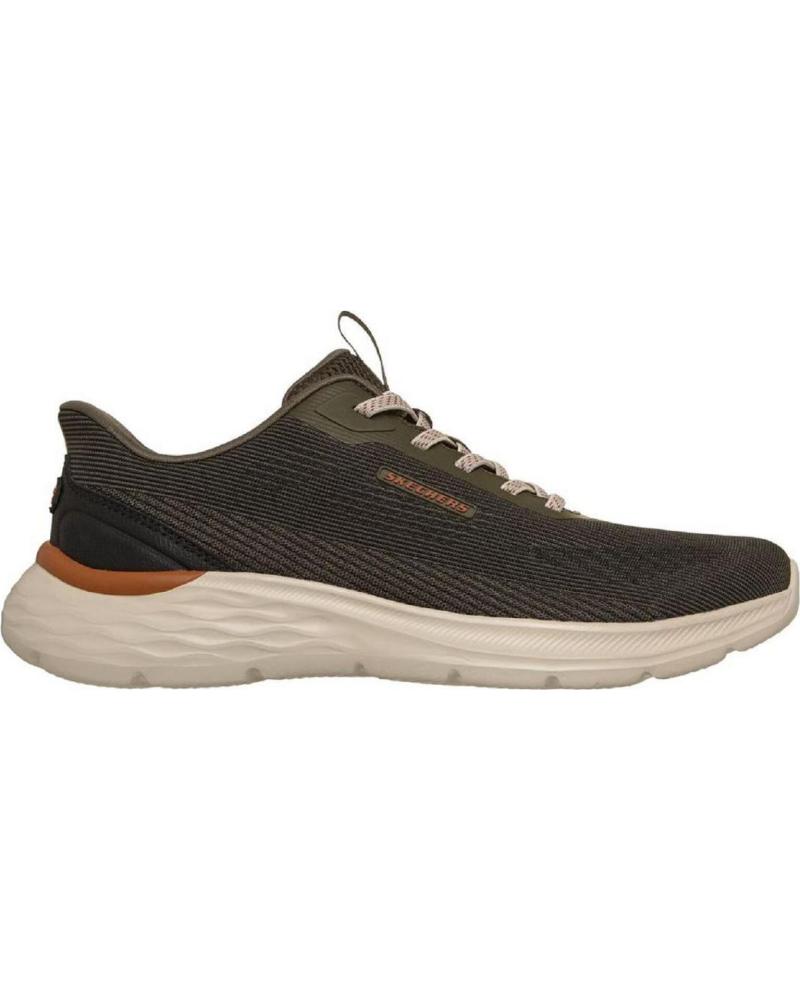 SKECHERS ZAPATILLAS CASUAL SKECHERS HOMBRE SLIP-INS 211369 KAKI KAKI