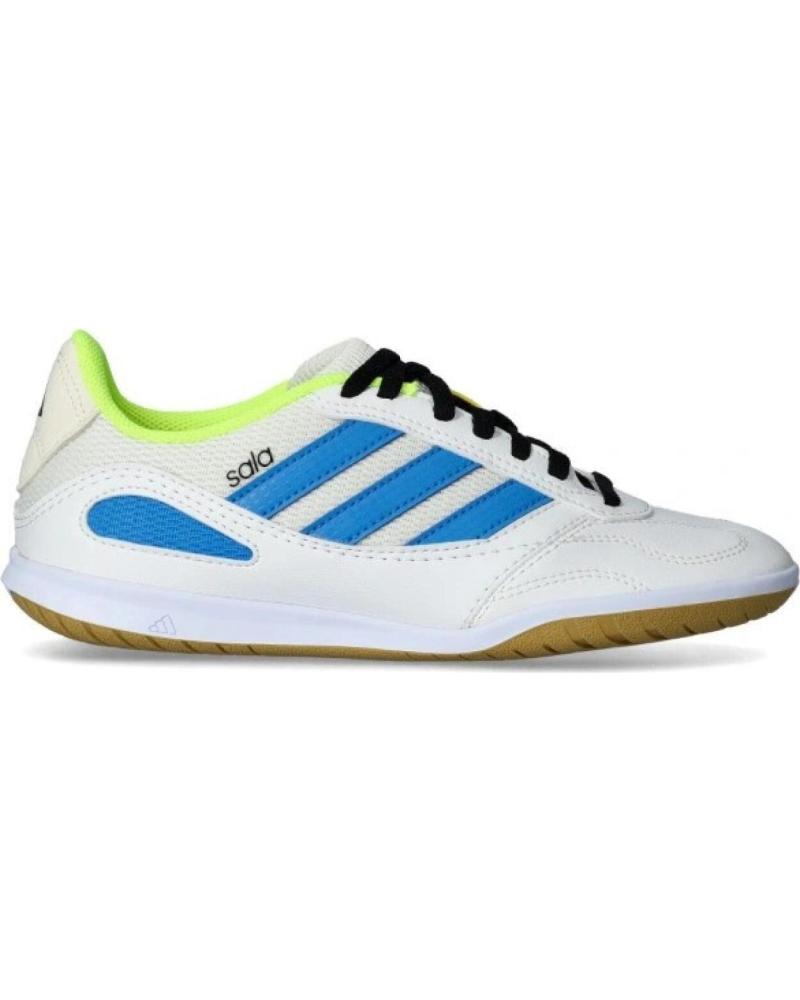 ADIDAS ZAPATILLAS ADIDAS SUPER SALA III J BLANCO AZUL BLANCO AZUL