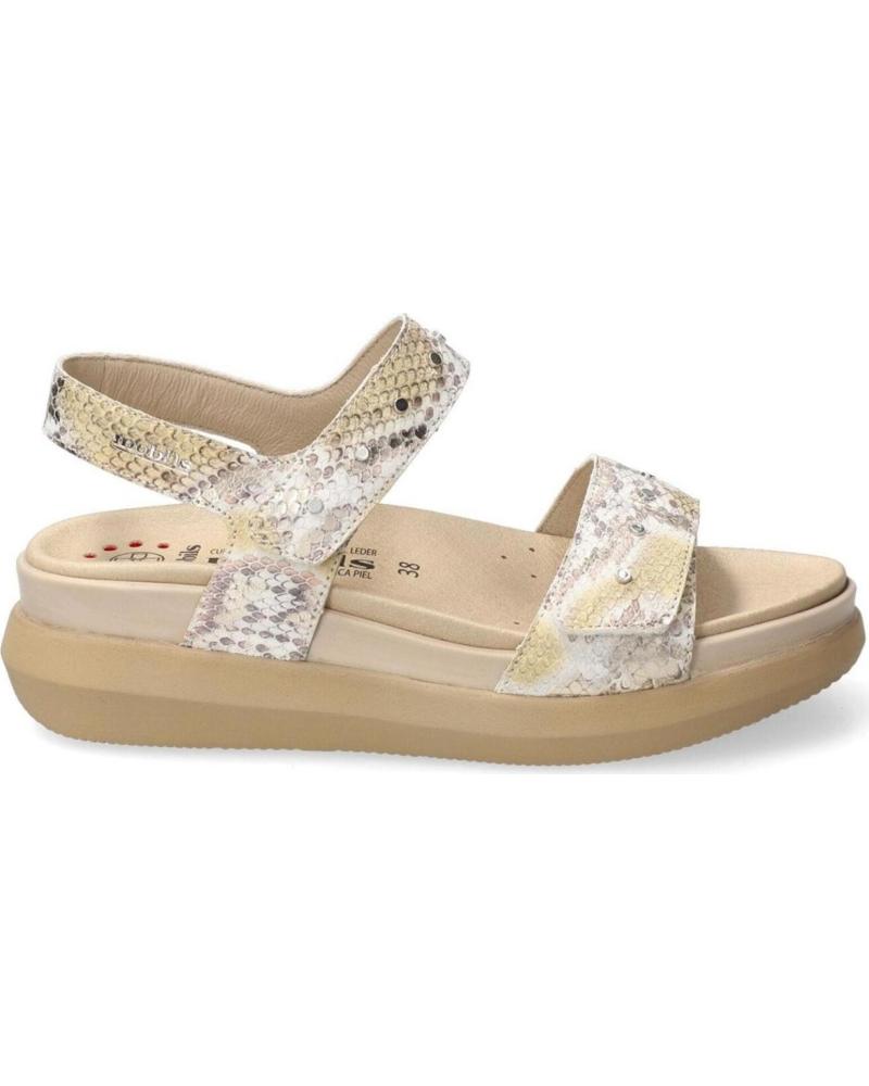 MEPHISTO SANDALIAS MEPHISTO FARRA PIEL BOA BEIGE MUJER BEIG