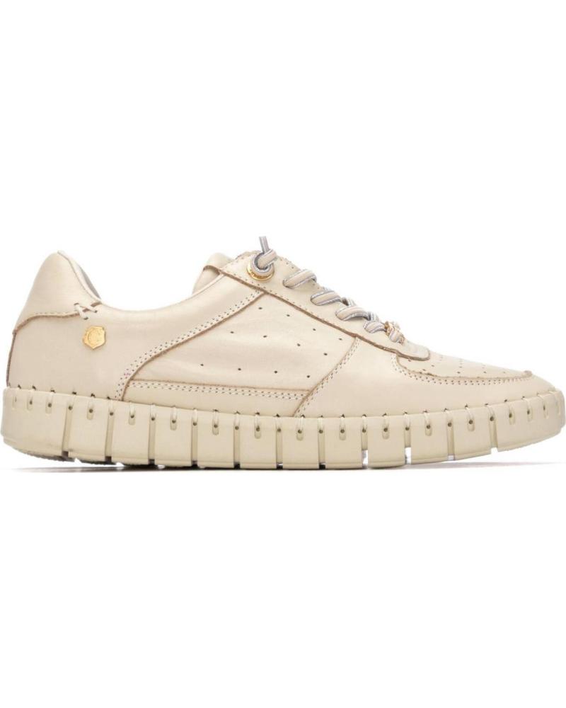 CARMELA ZAPATILLAS CARMELA DE PIEL BEIGE PARA MUJER BEIGE