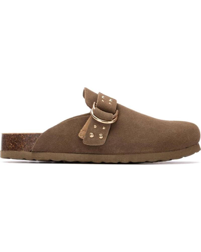 REFRESH ZUECOS REFRESH 175008 TAUPE CON HEBILLA AJUSTABLE TAUPE