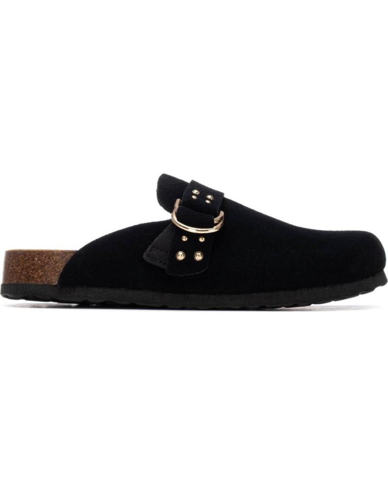 REFRESH REFRESH ZUECOS NEGROS CON HEBILLA PARA MUJER NEGRO