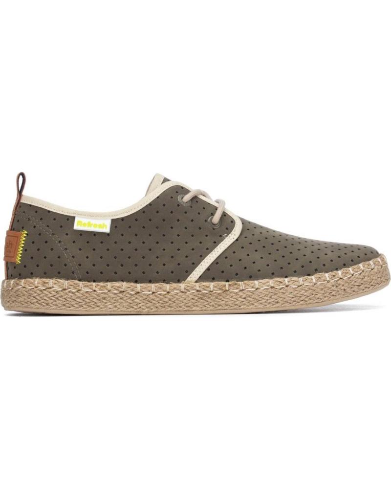 REFRESH ZAPATILLAS CASUAL REFRESH 175560 COLOR KAKI KAKI
