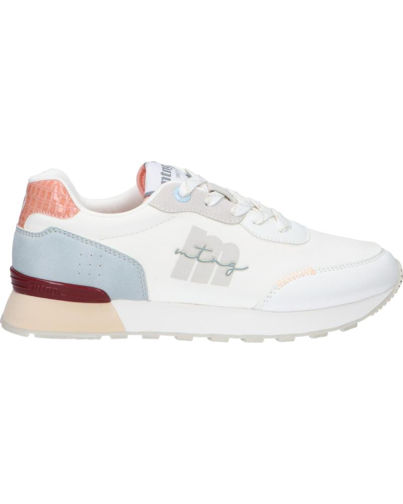 ZAPATILLAS MTNG MUJER CASUAL NOILYN BLANCO Y AZUL C59292 - NOILYN BLANCO - ABI AZUL