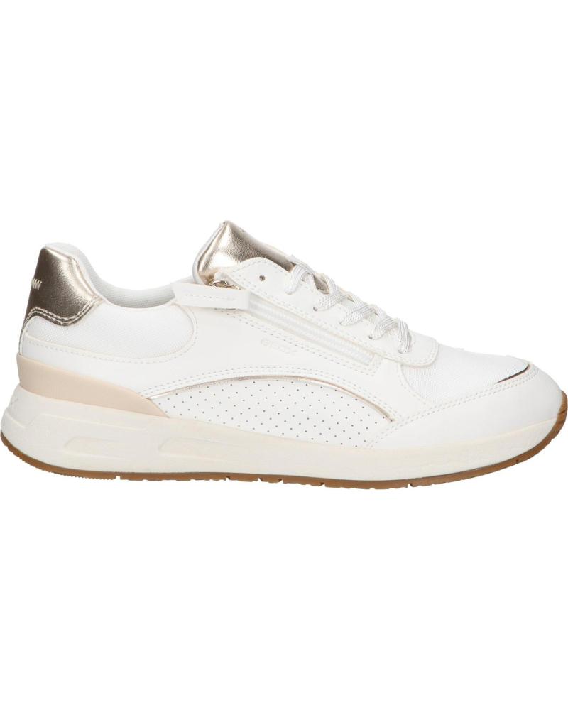 GEOX ZAPATILLAS GEOX D BULMYA D65NQB BLANCO DORADO MUJER C1327 WHITE-LT GOLD