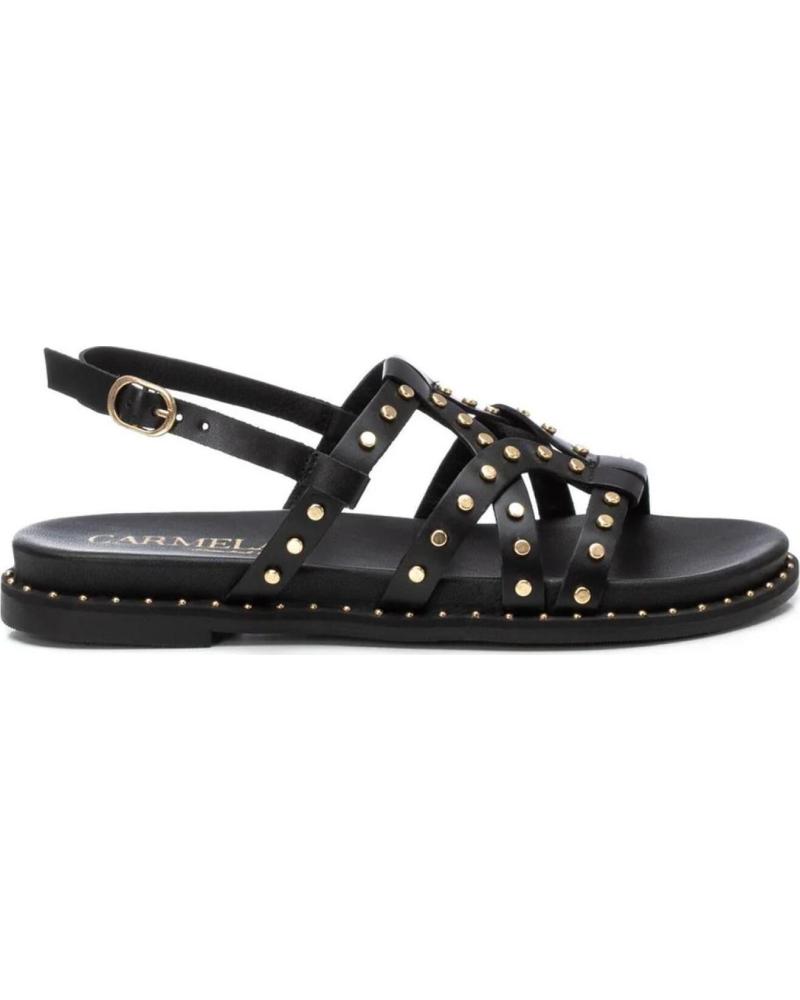 SANDALIAS 162392 CON TACHUELAS NEGRO