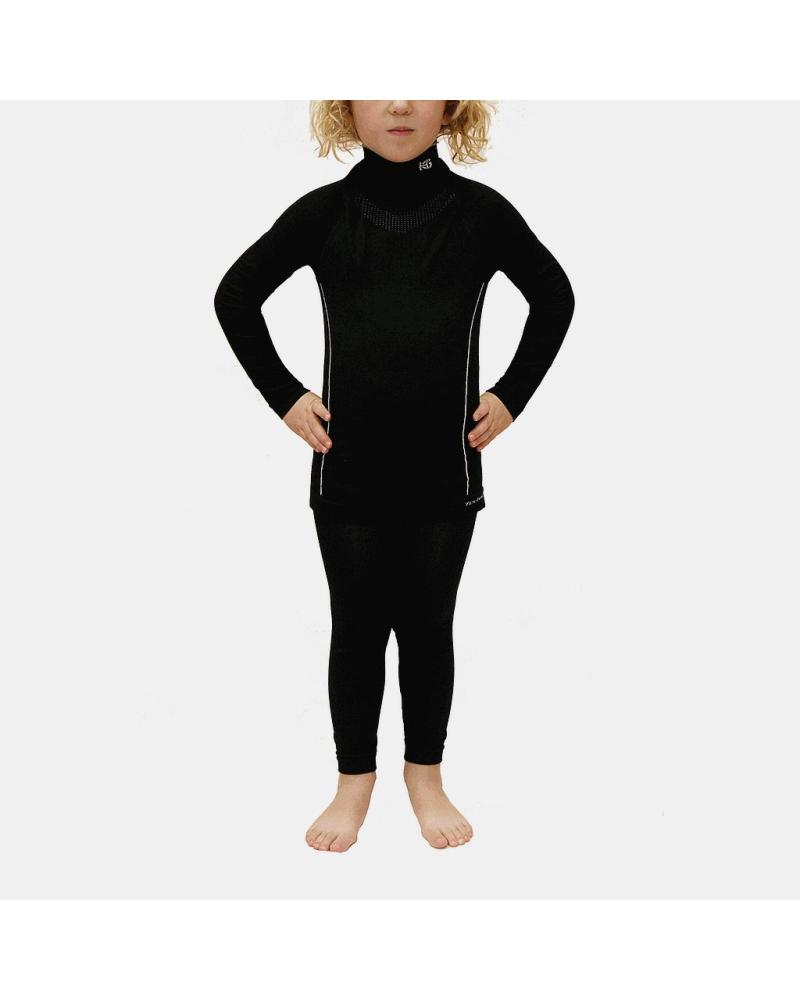 SPORT HG CAMISETA TÉRMICA DEPORTIVA HG-8095 NEGRA NEGRO