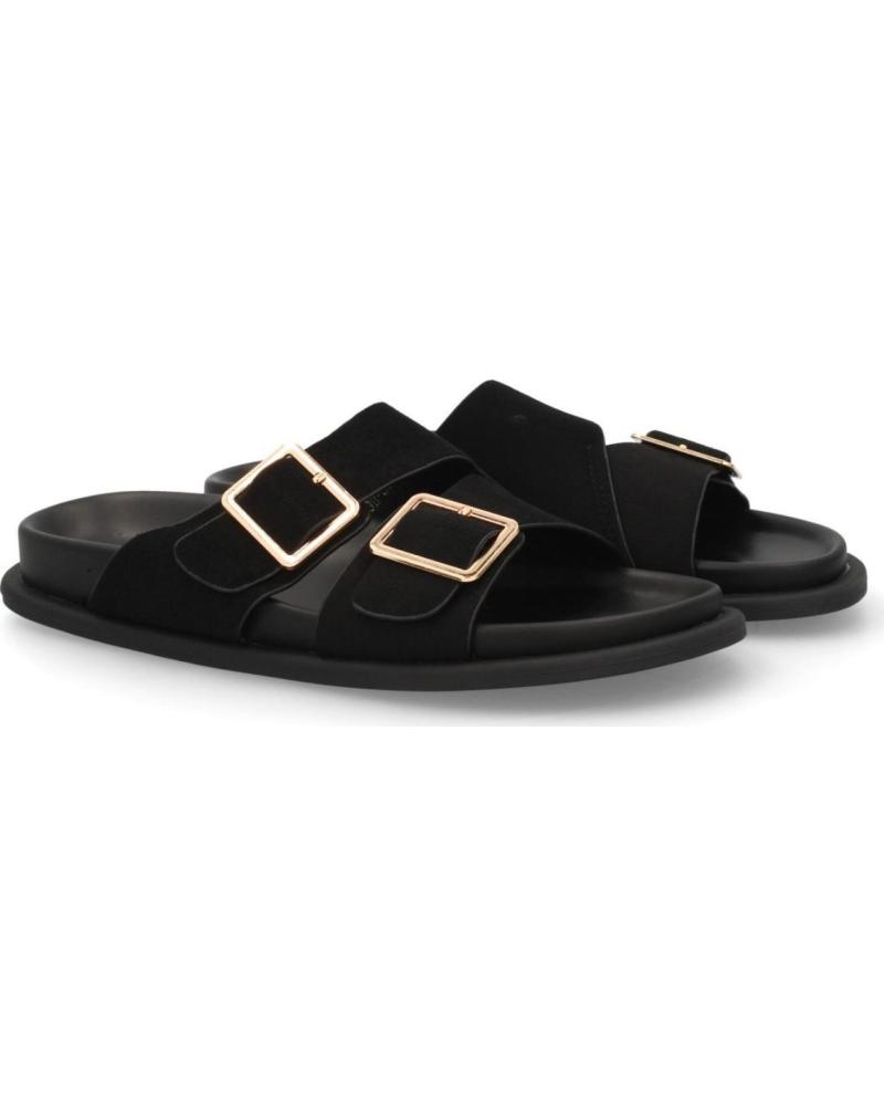 SPORT3PUNTO0 SANDALIAS DE TIRAS NEGRAS CON HEBILLAS DORADAS VARIOS COLORES