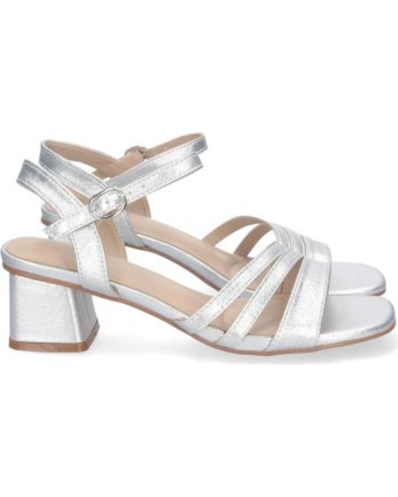 SPORT3PUNTO0 SANDALIAS DE TACÓN PLATEADAS PARA MUJER VARIOS COLORES