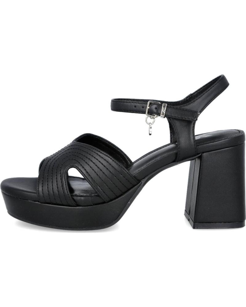 XTI SANDALIAS DE TACÓN DE PLATAFORMA XTI MUJER NEGRO NEGRO