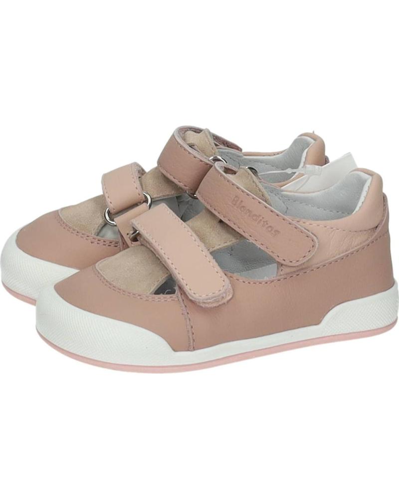 CRIOS ZAPATILLAS DEPORTIVAS PARA NIÑA ROSA CON VELCRO ROSA