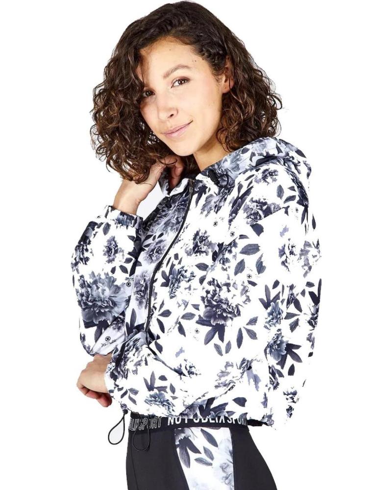 NO PUBLIK CHAQUETA CON CAPUCHA ESTAMPADA NO PUBLIK EVA VARIOS COLORES