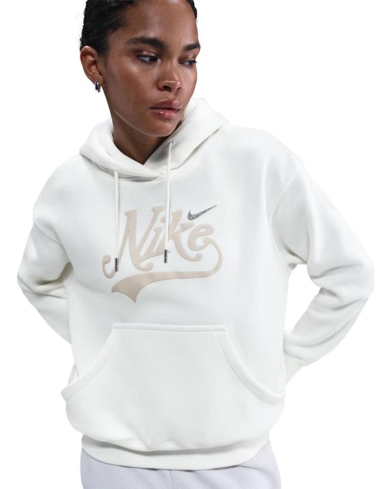 NIKE SUDADERA NIKE PHOENIX FLEECE OVERSIZED CON LOGO SHINE VARIOS COLORES