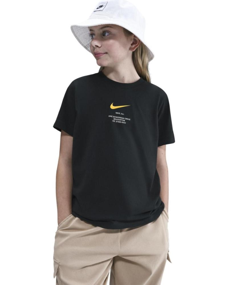 NIKE CAMISETA NIKE SPORTSWEAR SWOOSH NEGRA HOMBRE VARIOS COLORES