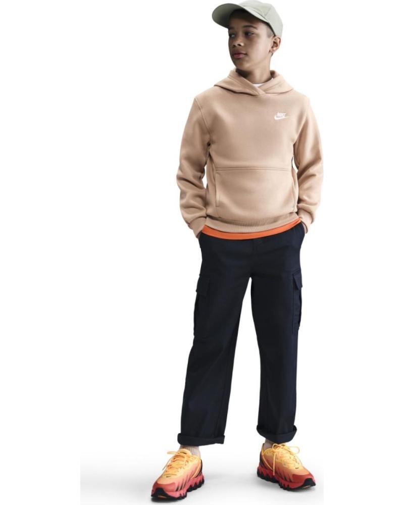 NIKE SUDADERA NIKE SPORTSWEAR CLUB FLEECE PARA NIÑO VARIOS COLORES
