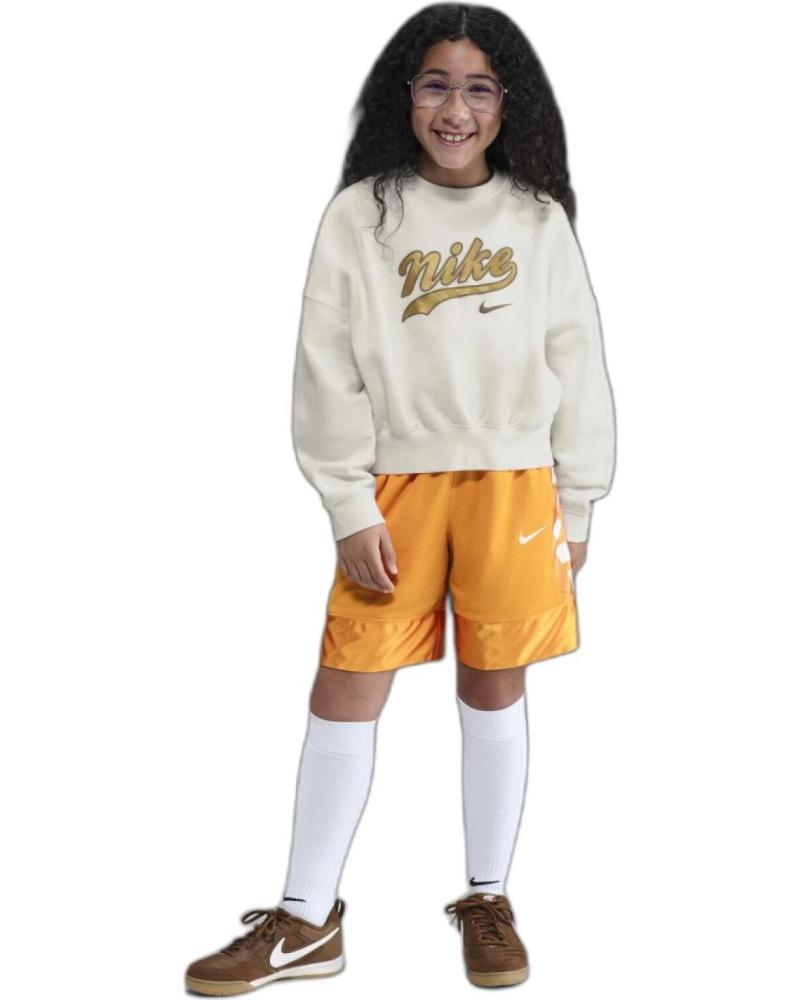 NIKE SUDADERA NIKE SPORTSWEAR TREND FLEECE CROPPED CREW PARA NIÑA VARIOS COLORES