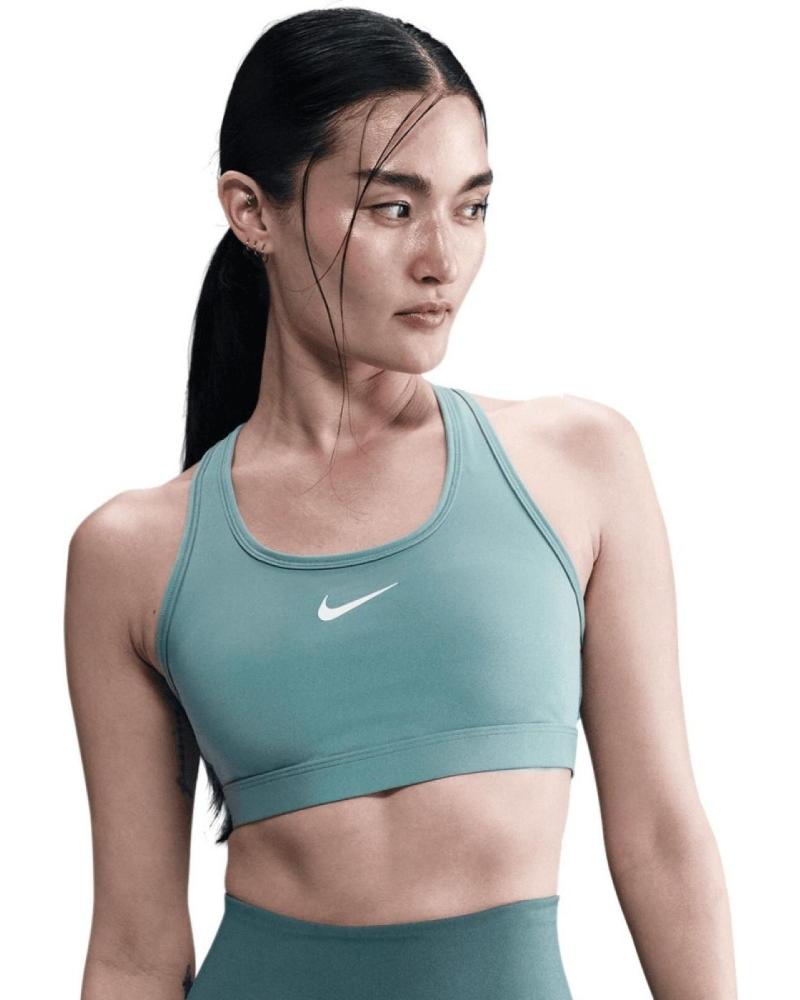 NIKE SUJETADOR DEPORTIVO NIKE SWOOSH DE SOPORTE MEDIO PARA MUJER VARIOS COLORES