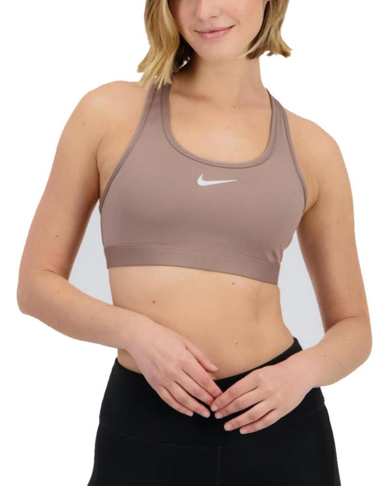 NIKE SUJETADOR DEPORTIVO NIKE SWOOSH DE SOPORTE MEDIO PARA MUJER VARIOS COLORES