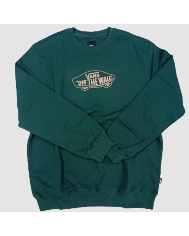 VANS OFF THE WALL SUDADERA VANS OFF THE WALL BOARD CREW VERDE UNISEX VARIOS COLORES