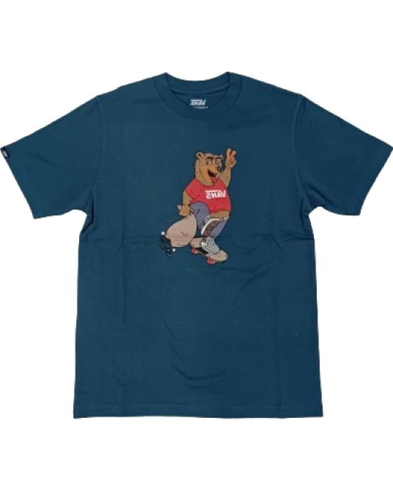 VANS OFF THE WALL CAMISETA VANS OFF THE WALL CON ESTAMPADO DE OSO AZUL