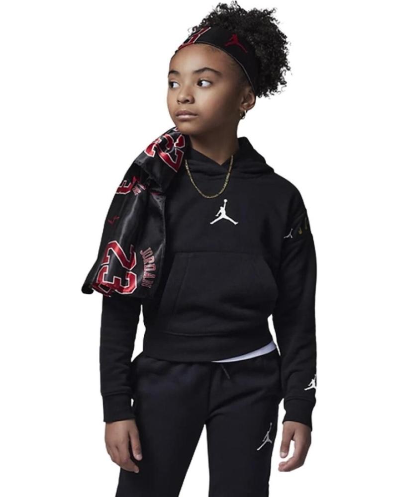 NIKE SUDADERA CON CAPUCHA JORDAN HOLIDAY SHINE GLITTER PARA NIÑA VARIOS COLORES