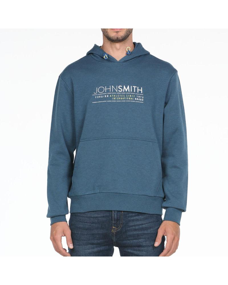 JOHN SMITH SUDADERA JOHN SMITH CON CAPUCHA Y LOGO ESTAMPADO VARIOS COLORES