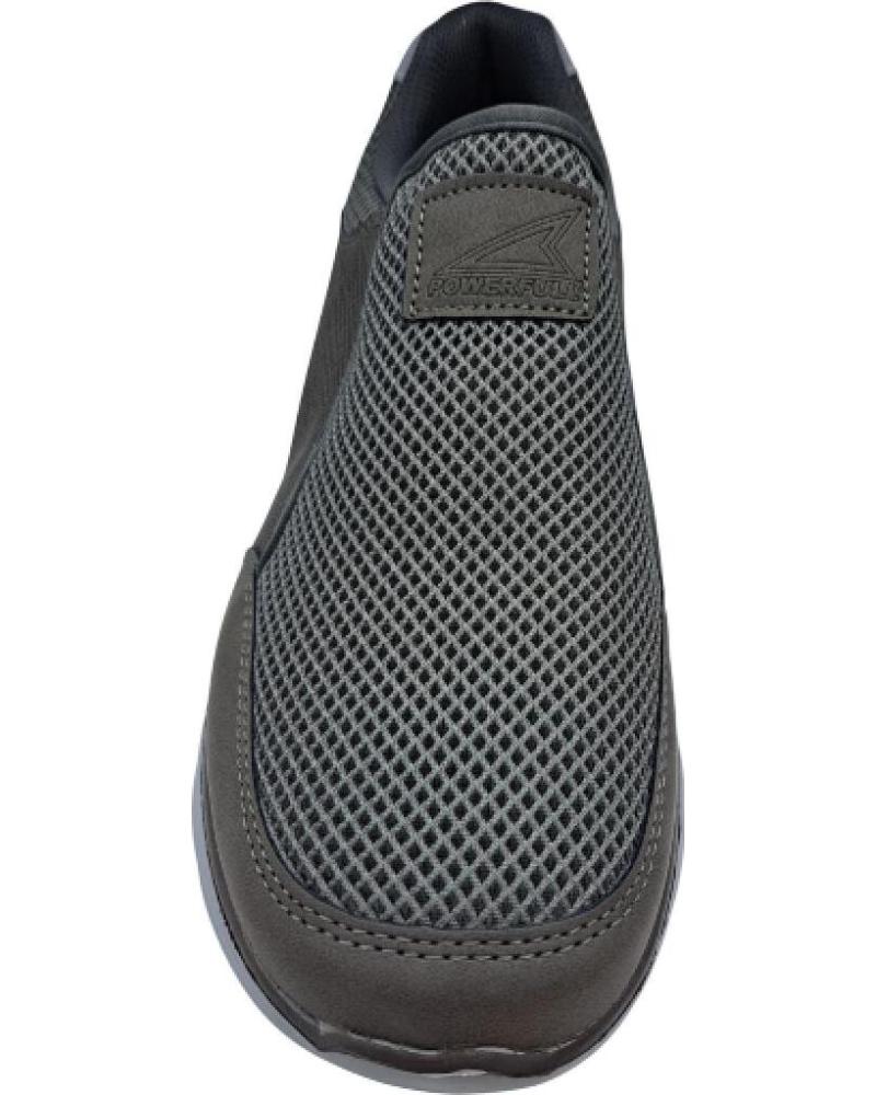 CALZADOMANIA ZAPATILLAS DEPORTIVAS GRISES CON ELÁSTICOS PARA HOMBRE GRIS