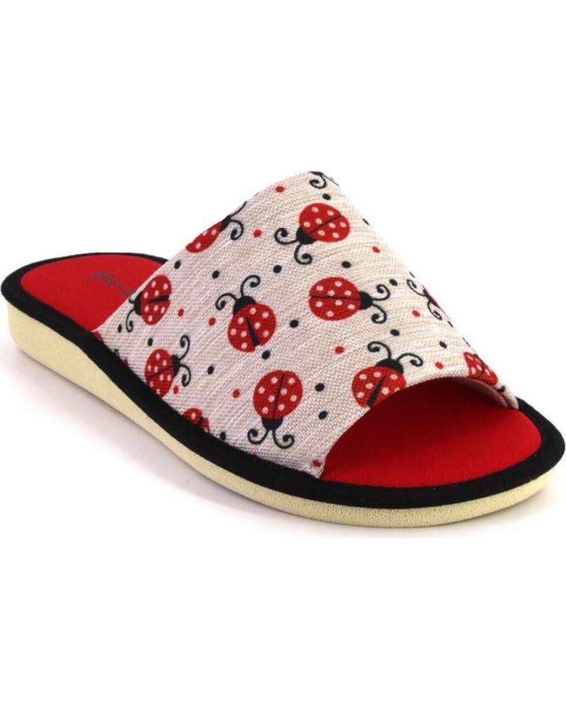 GARZON ZAPATILLAS DE CASA PARA MUJER GARZON P400 168 ROJO