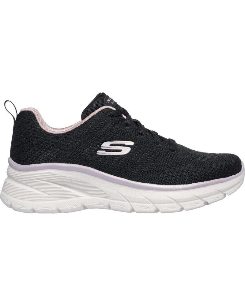 SKECHERS ZAPATILLAS SKECHERS CASUAL MUJER NEGRO Y BLANCO NEGRO Y BLANCO