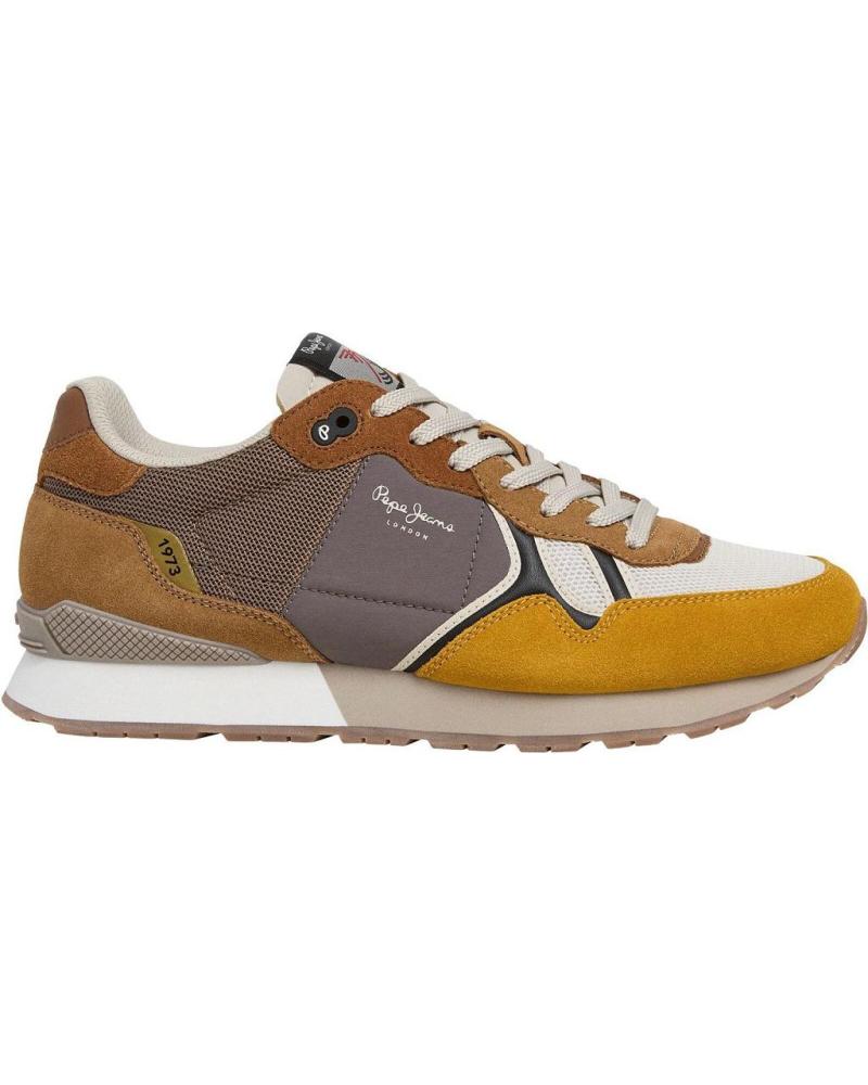 PEPE JEANS ZAPATILLAS PEPE JEANS HOMBRE ANTE MOSTAZA MOSTAZA
